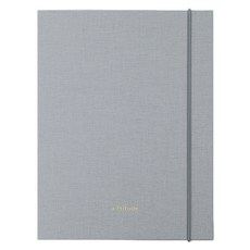 페이퍼리안 애티튜드 A5 6공 바인더, 1개, 실버 그레이