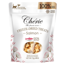 Cherie 法麗 犬貓用100%原肉凍乾 鮭魚, 25g, 1包