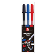GELLY ROLL 櫻花細三件組 0.6mm, 1組, 3塊細