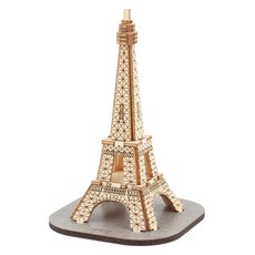 YoungModeler 英工房 Young Planet 艾菲爾鐵塔 DIY 木製模型拼裝套件 3D 拼圖 CM896