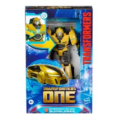 Hasbro 孩之寶 TRANSFORMERS 變形金剛初始篇 機器人玩具 能量方塊光效大黃蜂 B-127，胸部有發光功能，可變身斯比頓汽車, 1盒