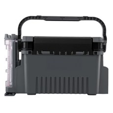 Silvercast 釣魚工具箱 11L+3段滑動釣竿架組, 1組, 灰色