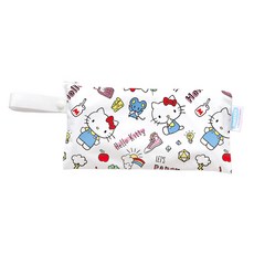 THiRSTiES 防水手拿包 SANRIO聯名款 Hello Kitty My Friends，26x13cm，100%聚酯纖維，美國產