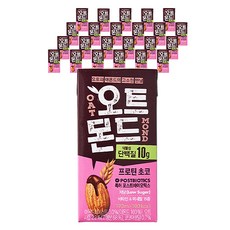 롯데칠성음료 오트몬드 프로틴 초코, 24개, 190ml