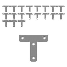 모네스페스 6번 스텐 T자 평철, 20개 - 평철