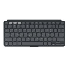 로지텍 울트라 슬림 휴대용 팬터그래프키 키보드, 그래파이트, KEYS-TO-GO 2(iPad), 제조사축