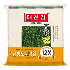 대천김 곱창 도시락김 C796-K, 5g, 12개
