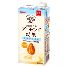 glico 格力高 杏仁果效果 無糖杏仁果飲 1000ml, 1L, 1瓶