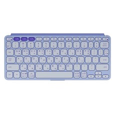 로지텍 울트라 슬림 휴대용 팬터그래프키 키보드, 라일락, KEYS-TO-GO 2, 제조사축