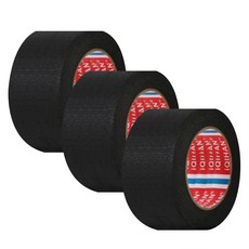 iQIHAN 達達彩色美紋膠帶 50mm x 15m, 3個, 黑色