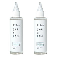 닥터블랭크 강아지 저자극 귀 클리너, 100ml, 2개