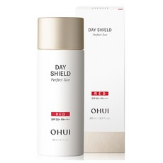 오휘 데이쉴드 선크림 레드 SPF50+ PA++++, 80ml, 1개 - 오휘화장품