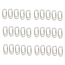 문구담 세련된 컬러 뚱클립 노멀 실버, 1개, 30개입 30개, 1개입