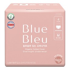 블루블루 입는 오버나이트, 1세트, 4매입, 중형