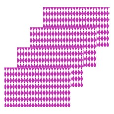 Market Pio廚房鑽石紋一次性桌布 款式8, 4個, 1入