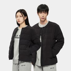 밸롭 남녀공용 슈드 다운 릴렉스핏 경량 패딩 자켓 BA4LDJU001