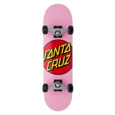 SANTA CRUZ 經典圓點微小滑板完成品, 1個, 粉色
