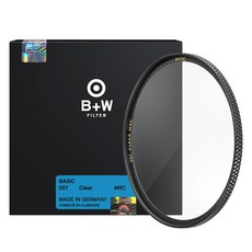 슈나이더크로이츠나흐 B+W 007 Clear MRC BASIC 카메라렌즈필터 40.5mm, BASIC MRC 007 Clear Filter, 1개