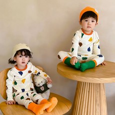 아동용 내복 상하 세트 상품 이미지