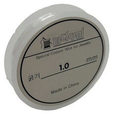 珠子工藝 DIY 製作材料 聚氨酯線 1 mm, 透明, 1個
