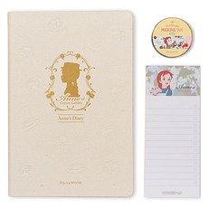 플라잉웨일즈 빨강머리앤 만년형 다이어리 + 체크리스트 + 마스킹 테이프 세트, 아이보리(다이어리), 1세트