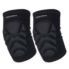 韓國 iWANNA 多用途緩衝護肘 2p, 1個, 黑色
