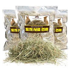 토끼 사료 건초, 200g, 3개