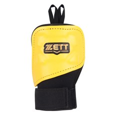 ZETT 護手 Uta BLK-45, 1個, 黃色+黑色