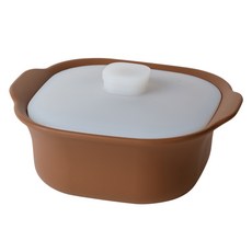 라라앤모어 말랑 실리콘 멀티찜기 900ml, 코코아, 1개, 단품