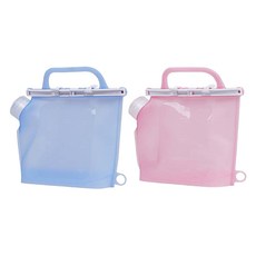인블룸 실리콘 잡곡통 & 육수저장팩 1.5L x 2종 세트, 블루, 핑크, 1세트