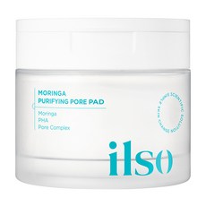 ilso 辣木緊緻毛孔棉片, 含PHA和LHA成分, 管理角質, 光滑細緻, 淨化毛孔, 保濕, 清爽潤澤, 潔淨舒適, 1罐, 60片