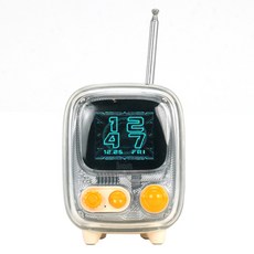 디붐 Tiivoo-2 레트로 휴대용 블루투스 스피커 Tiivoo2WH + 쇼핑백, 텐더 화이트