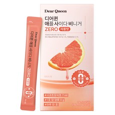 DearQueen 애플 사이다 비니거 ZERO 자몽맛 14p, 1개, 196ml