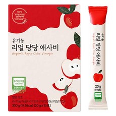 리얼당당 유기농 애사비 발효식초 스틱, 1개, 300g