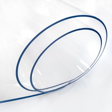 커버팩토리 매트 모서리라운드 1.5cm, 투명, 두께 3mm x 가로 100cm x 세로 110cm, 1개