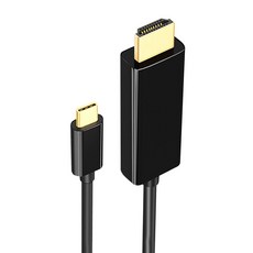無品牌 4K高畫質Type-c to HDMI影音轉接線, 1.8米長度, 高清影音傳輸, 1.8m, 1條