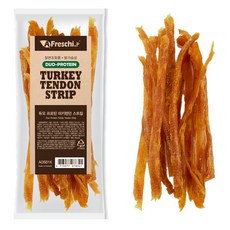 프레스키 강아지 터키츄 듀오프로틴 간식 스트립, 혼합맛(칠면조힘줄/닭고기), 85g, 1개