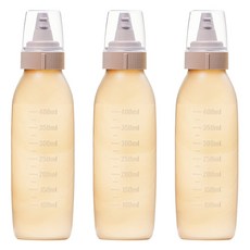 씨밀렉스 프리즐 3단 노즐 양념 소스통 오렌지, 500ml, 3개