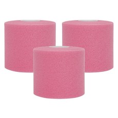 크리다 언더랩 근본 스포츠테이프 3.5cm x 20m 핑크, 3개, 1개입