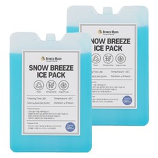 Breeze Moon Snow Breeze 低於冰點的冰袋 -13 攝氏度 2p, 藍色, 680ml