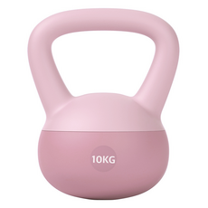 柔軟柔軟軟壺鈴, 粉色, 10kg, 1個