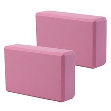 Khohimo 普拉提拉伸 EVA 泡沫瑜珈塊 4W300, 粉色, 2個