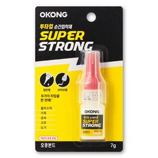 오공 슈퍼스트롱 투타입 순간접착제 7g x 4p, 1세트