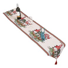 블럭마트 산타클로스 테이블 러너, type 3, 1개, 6인용(33 x 220 cm)