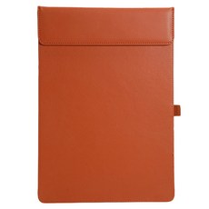 동아피엠에스 A4문서 가죽클립보드 기본형, 진저, 1개