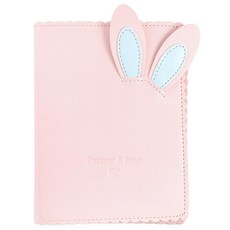 라벤티아 토끼 3인치 미니 포토 앨범, 핑크, 16매