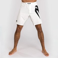 VENUM Light 5 0 MMA 格鬥短褲, 白+黑, 1個