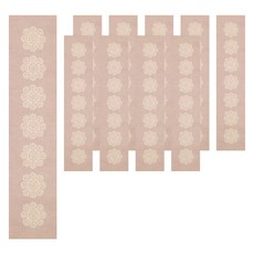 Laventia花卉圖案書法紙4型, 混色, 10個