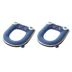 마켓피오 사계절 지퍼 변기커버 2p, 타입1, 1개