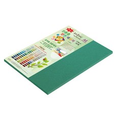 paperculture 新款水上飛機雙面彩紙A4 40號綠色, 40個